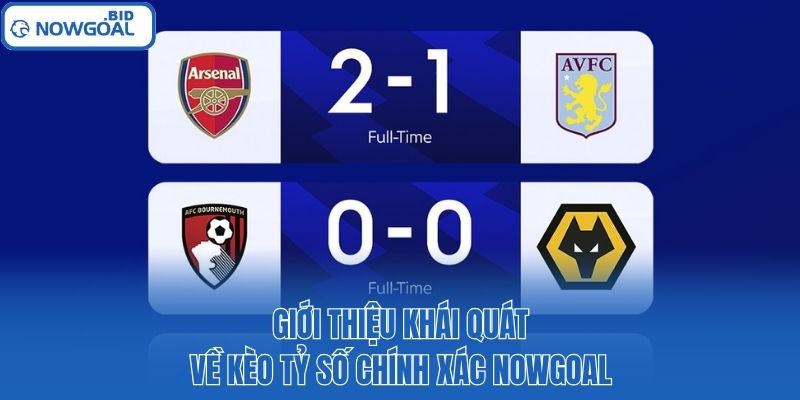 Giới thiệu khái quát về kèo tỷ số chính xác Nowgoal