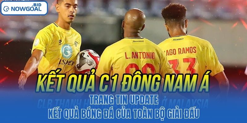 Trang tin update kết quả bóng đá của toàn bộ giải đấu